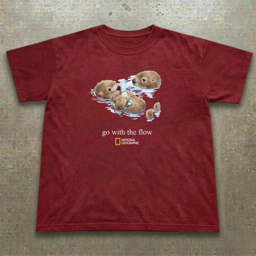 National Geographic Red Otter Tee